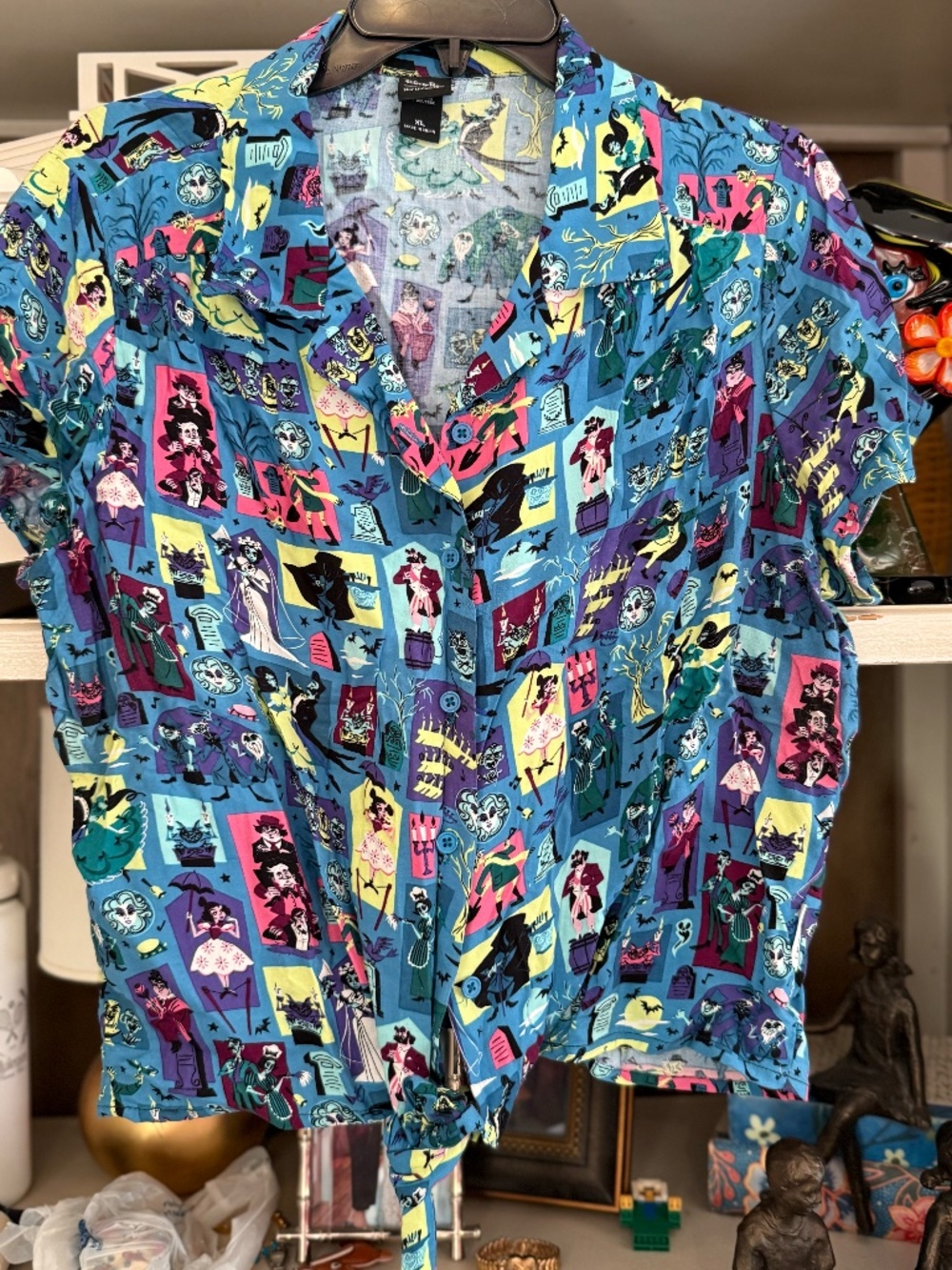 Disney Parks Her Universe XL Haunted mansion blouse - Picture 3 of 5